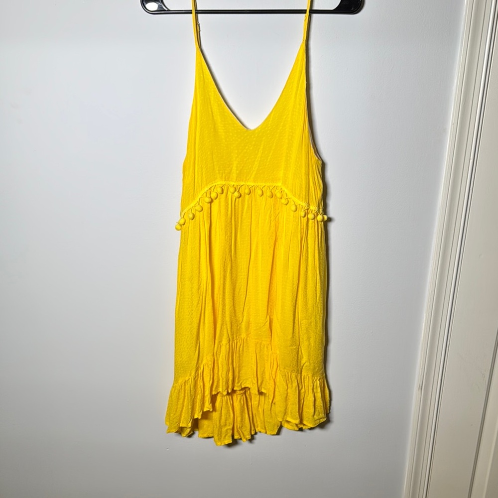 Mary & Mabel Yellow Mini Dress
